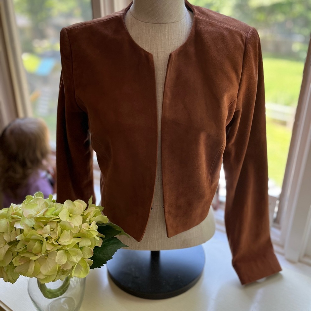 Suede Cropped Jacket